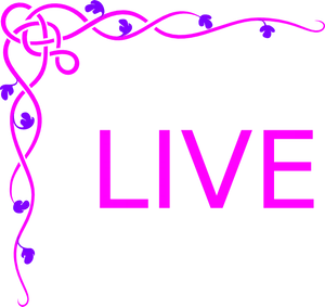 Live_ Broadcast_ Graphic_with_ Pink_ Accents PNG Image