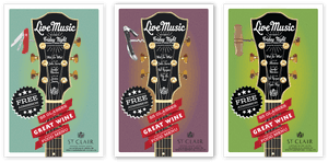 Live Music Event Posters PNG image with transparent background