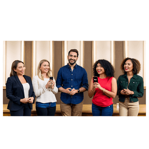 Live Podcast Audience PNG frw57 PNG with transparent background