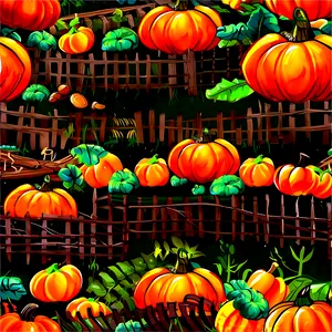 Lively Pumpkin Patch Gathering Png Lyc PNG Image