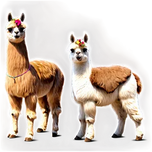 Llama Family Png 06202024 PNG Image