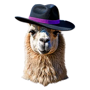 Llama With Hat Png Akq5 PNG Image