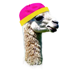 Llama With Hat Png Swo72 PNG Image