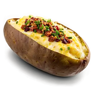 Loaded Baked Potato Png 06212024 PNG Image