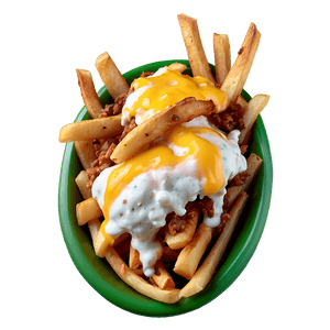 Loaded Cheese Fries PNG oly PNG image with transparent background