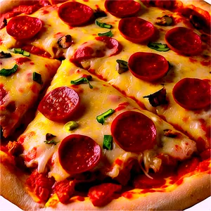 Loaded Pepperoni Pizza Png Lxe PNG Image