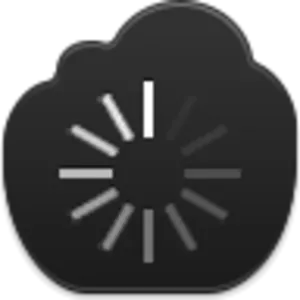 Loading Icon Spinning Cloud PNG Image