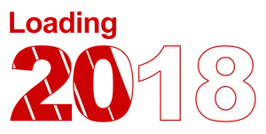 Loading New Year2018 Progress Bar PNG Image