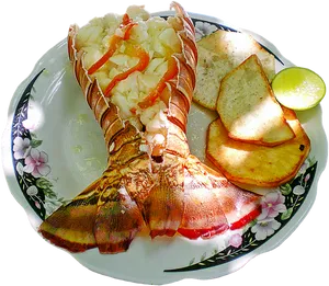 Lobster Dish Gourmet Experience PNG Image