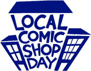 Local Comic Shop Day Logo PNG image with transparent background