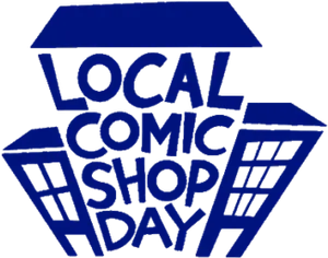 Local Comic Shop Day Logo PNG Image