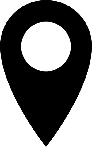 Location Pin Outline Icon PNG Image