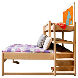 Loft Bed with Desk PNG 26 PNG image with transparent background