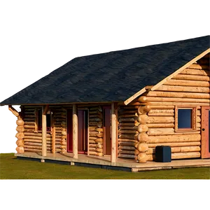 Log Cabin With Panoramic Views Png 06122024 PNG Image