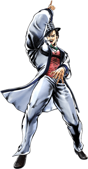 Log In / Register - Jojo's Bizarre Adventure Eyes Of Heaven Artwork, HD Png Download PNG image with transparent background