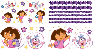 Logo Personalisado De Dora La Exploradora - Dora The Explorer, HD Png Download PNG image with transparent background
