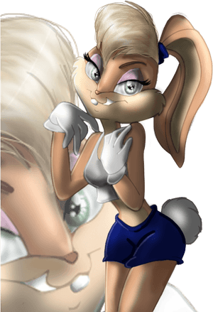Lola_ Bunny_ Space_ Jam_ Pose PNG image with transparent background