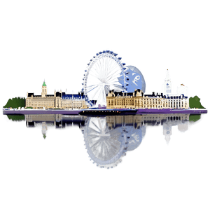 London Eye Ferris Wheel PNG wqy99 PNG with transparent background