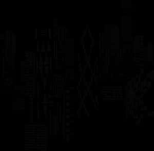 London Skyline Silhouette PNG with transparent background