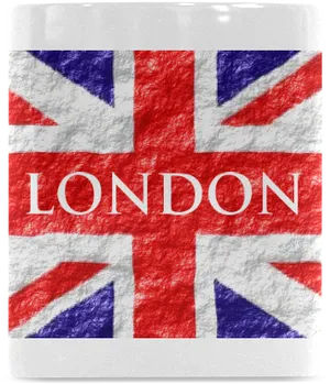 London Union Jack Textured Flag PNG Image