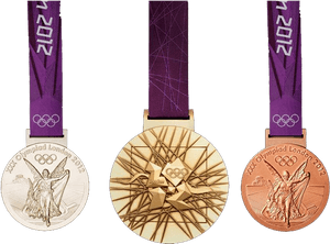 Gold Silver Bronze Olympic Medals, HD Png Download PNG image with transparent background
