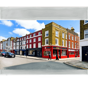 London's Lively Soho District PNG vfo65 PNG image with transparent background