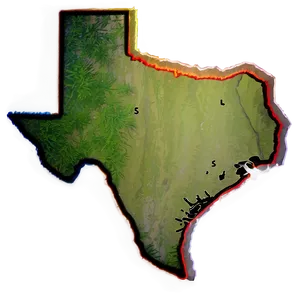 Lone Star State Outline Png 84 PNG Image