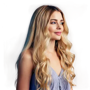 Long Blond Hair Png Rtv52 PNG Image