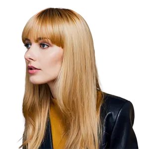 Long Blonde Bangs Png Ivt PNG Image