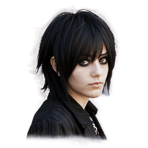 Long Emo Hairstyle PNG 51 PNG