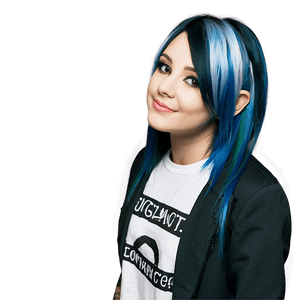 Long Emo Hairstyle PNG 77 PNG