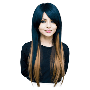 Long Emo Hairstyle PNG ncp PNG