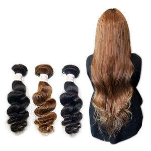 Long Hair Bundles Png 06122024 PNG Image