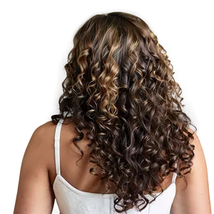 Long Hair Perm Elegance Png Rsq PNG Image