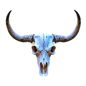 Longhorn Skull In Desert Scene Png Ycj97 PNG Image