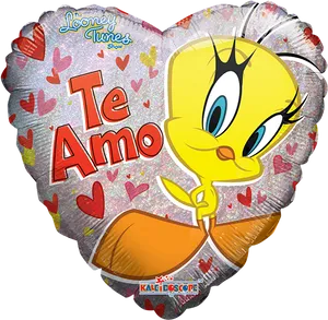 Looney Tunes Te Amo Balloon PNG Image