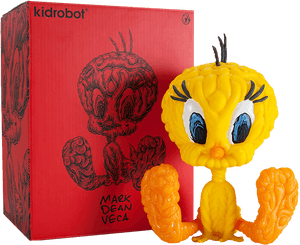 Looney Tunes Tweety Bird Mark Dean Veca Vinyl Figure - Looney Tunes Toys Collections, HD Png Download PNG image with transparent background