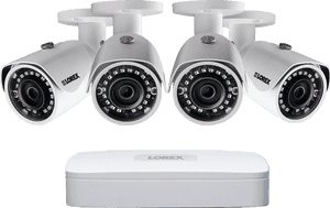 2k Ip Security Camera System With 4 Channel Nvr And - Ip Camera Installation Service, HD Png Download PNG image with transparent background