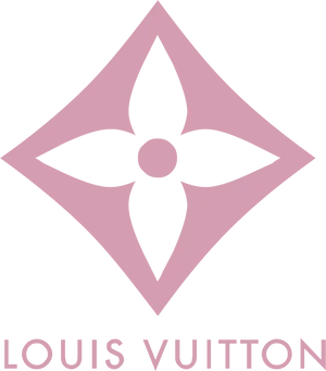 Louis Vuitton Flower Monogram Logo PNG Image