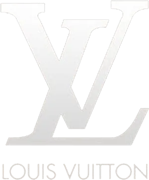 Louis Vuitton Logo Blackand White PNG Image