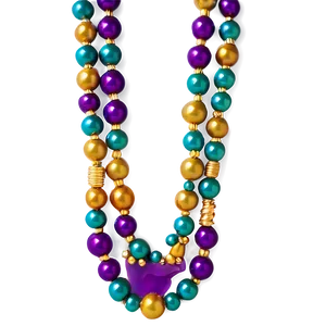 Louisiana Mardi Gras Beads Png Cop PNG Image