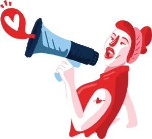 Love Announcement Illustration PNG Image