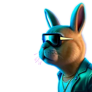 Love Bad Bunny Stickers Png Syi8 PNG Image