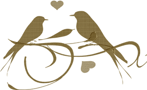 Love Birds Black And White, HD Png Download PNG image with transparent background