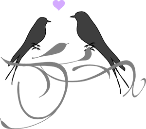 Love Birds Svg Clip Arts - Wedding Clipart Love Bird, HD Png Download PNG image with transparent background