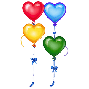 Love Heart Balloon PNG clx PNG