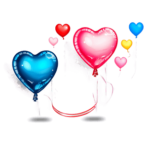 Love Heart Balloon PNG der PNG