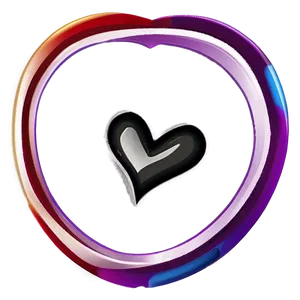 Love Heart Drawing Png Bst94 PNG Image