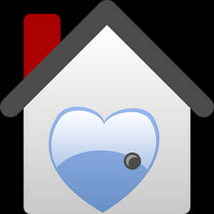 Love Home Icon PNG image with transparent background