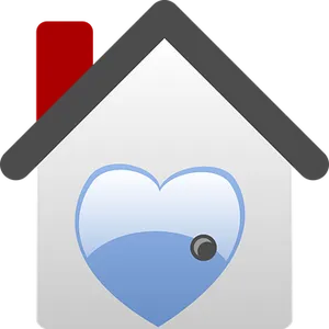Love Home Icon PNG Image